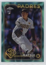 2024 Topps Chrome Aqua Lava Refractor 124/199 Yuki Matsui #116 10p6