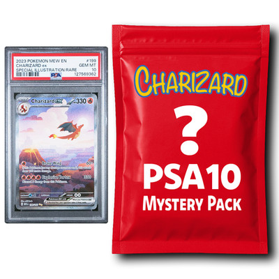 Charizard PSA 10 Graded PKM Card Mystery Pack Trading Card Game | eBay