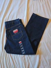 New Rivet Supply Co Denim Jeans Relaxed Fit Dark Wash NWT Mens Size 34 x 30