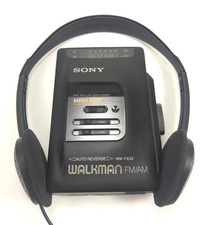 SONY Walkman WM-FX33 AM/FM Cassette Player Serviced, New Belt, Calibrated READ 