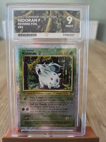 Nidoran F Reverse Holo Legendary Collection ACE 9 (POP 2, None Higher In ACE)