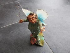 VINTAGE DOUG HARRIS WISHKINS HANDPAINTED ANTOINE STATUE HAIR FAIRY 13193 RUSS
