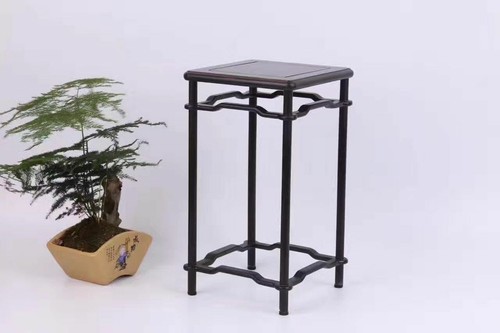 bonsai base black hard wood China Purple sandalwood carved square stand display8 - Picture 1 of 7