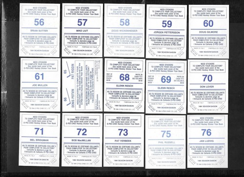 1984-85 OPC 84-85 O PEE CHEE NHL HOCKEY STICKER 1-146 SEE LIST - Picture 117 of 251