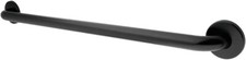 Kingston Brass DR114360 Americana 36" Grab Bar, 1-1/4" Diameter, Matte Black