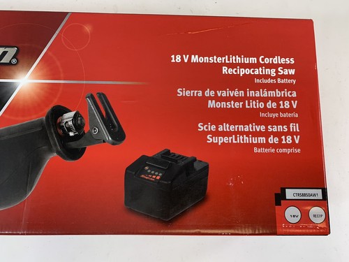 NEW Snap on 18v Cordless Reciprocating Saw (RED) W/ 5.0 Battery CTRS8850AW1 - Picture 4 of 6