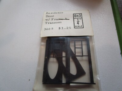 Grandt Line (San Juan Model Co.) On3 #3605 RESIDENCE DOOR - More Below
