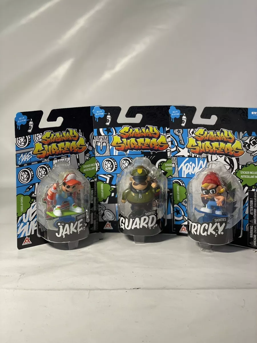 Lot of 2 Subway Surfers Mini Figures: Jake and Tricky Brand New