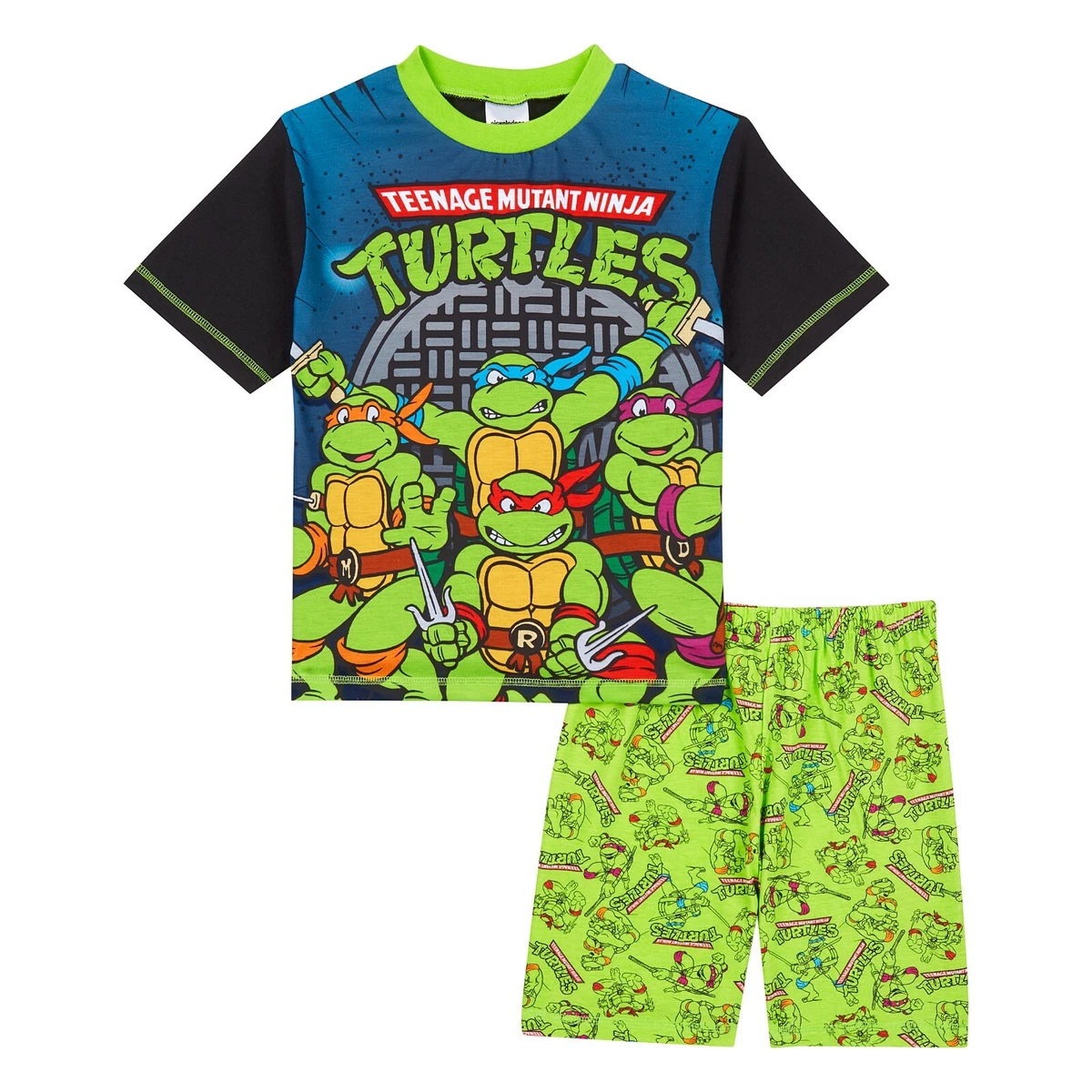 Teenague Mutant Ninja Turtles Boys Short Pyjamas TMNT PJs