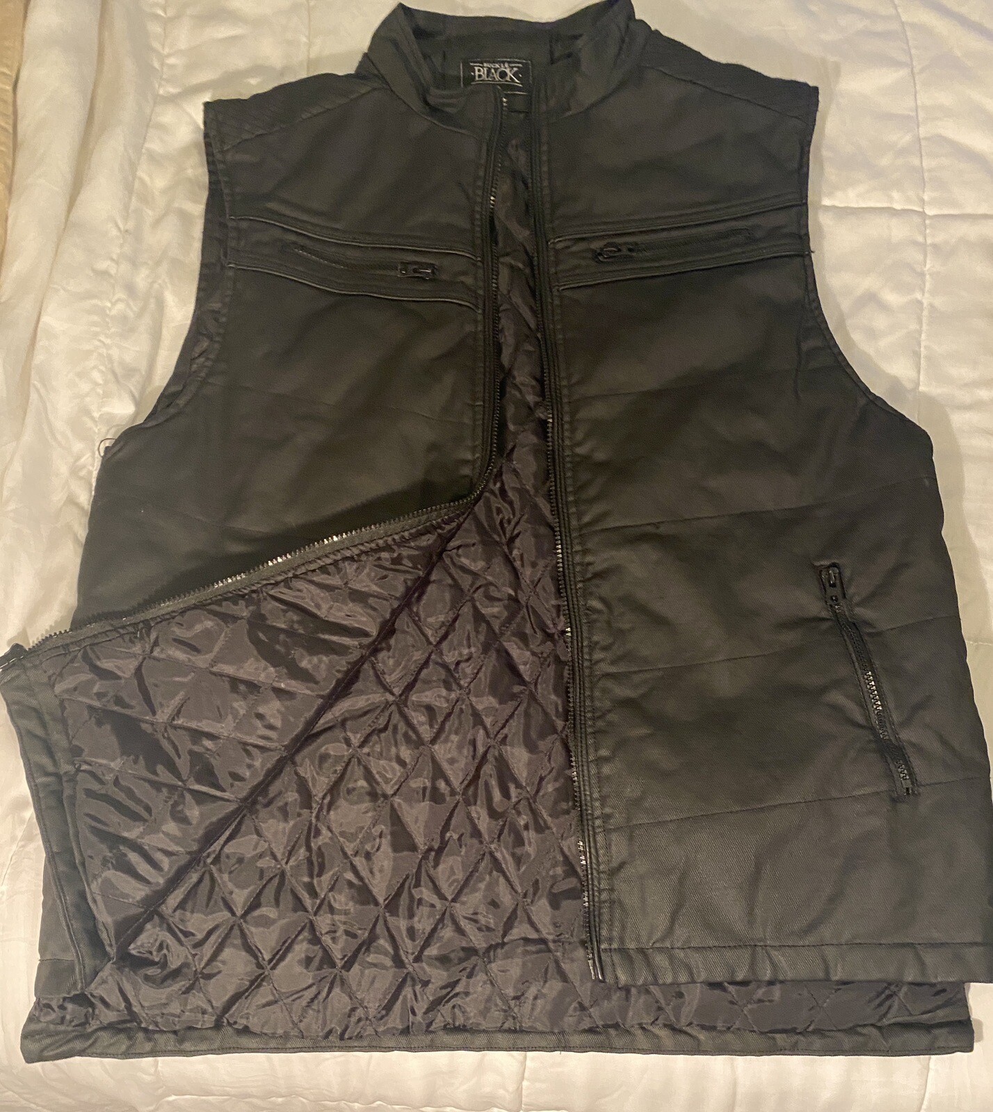BKE BUCKLE MEN'S BLACK XXL VEST JACKET COAT SIZE XXL eBay