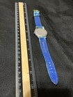#727-VINTAGE LORUS BACKWARDS GOOFY WATCH V516-6A00 A1 SILVER  TONE W/NEW BATT. — photo 8