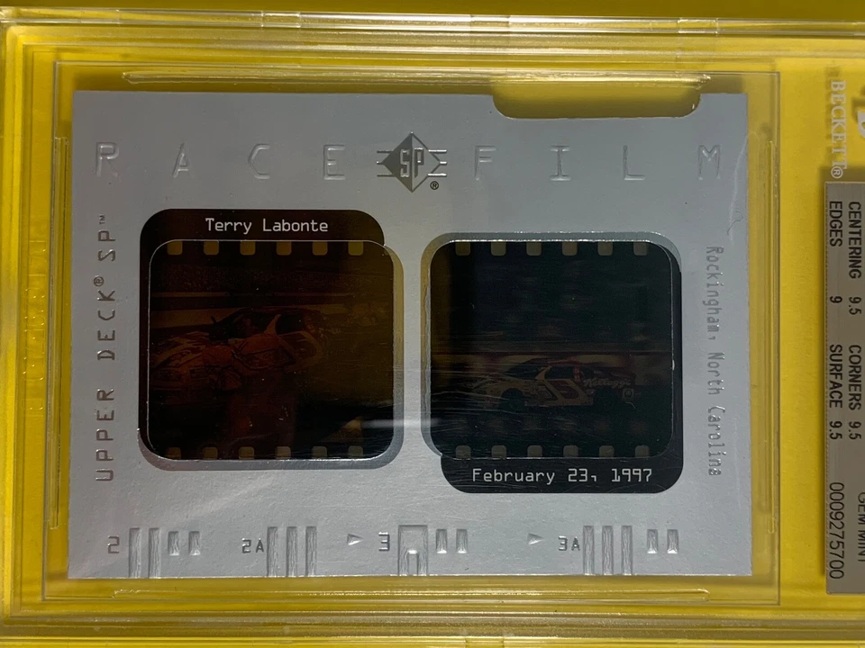 1997 UD SP Race Film #RF5 Terry Lamonte /400 ~ BGS 9.5 - Image 2 of 4