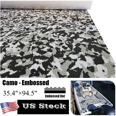 #ad Camo Embossed Self Adhesive EVA Foam Marine Flooring Mat Boat Decking Sheet Pad $61.29