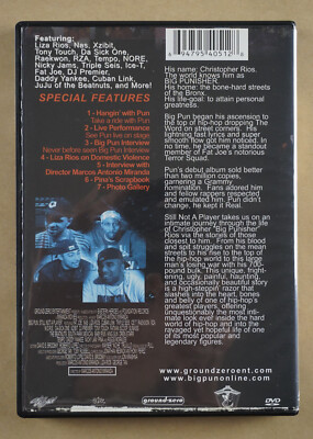 Big Pun: Still Not a Player (DVD, 2002) Latino Rapper