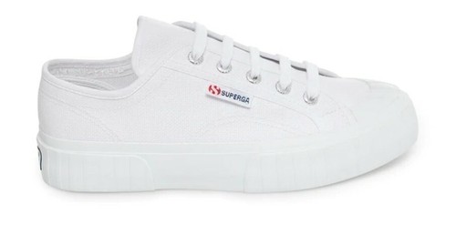 superga stripe white