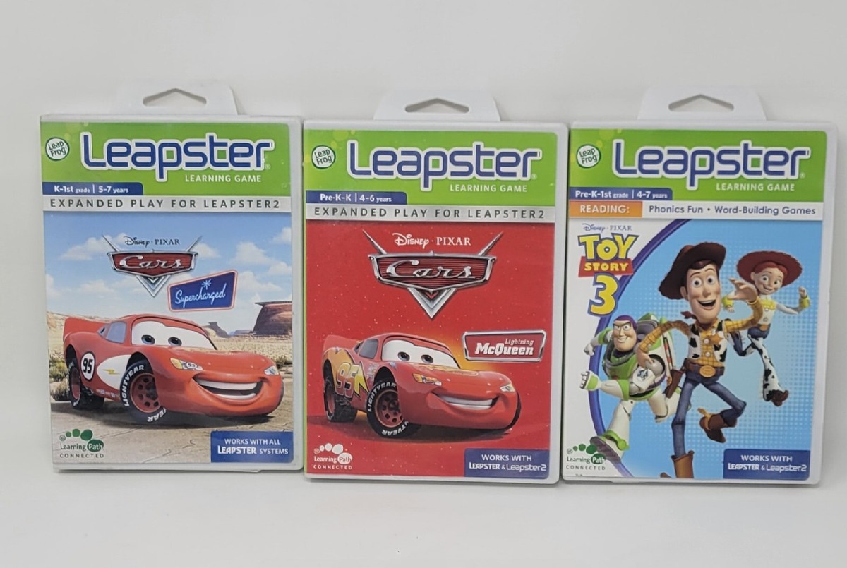 Leapster Cars 欠品無し★動作確認済 LeapFrog Leapster Disney Pixar Cars Lightning McQueen [Ages