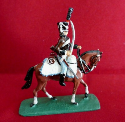 Soldat de plomb 54mm - Artisanat russe - Hussard russe premier empire