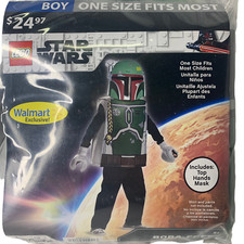 LEGO Star Wars Boba Fett Child Costume 3 Piece One Size BRAND NEW NWT Disguise