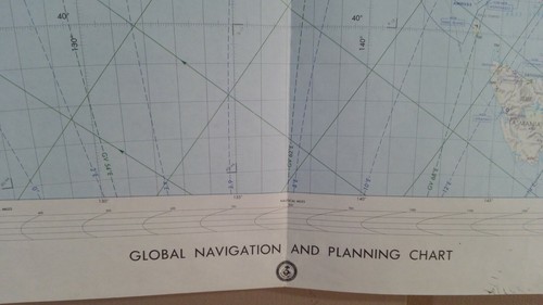 1978 AUSTRALIA / INDONESIA MAP - DMA Global Navigation Chart (GNC 14) 41"x57" - Picture 4 of 11