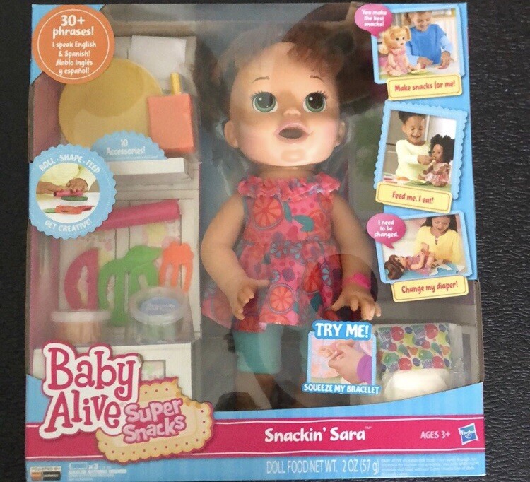 baby alive super snacks snackin sara