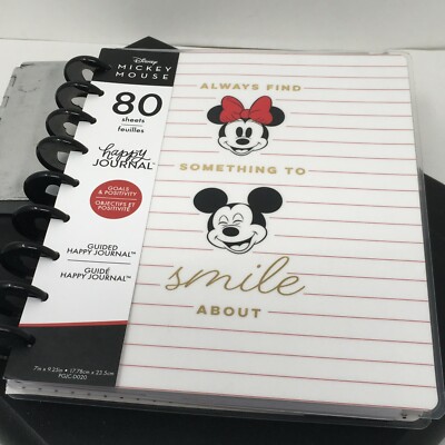 Happy Planner Disney Mickey & Minnie Mouse Goals Positivity Classic Journal New