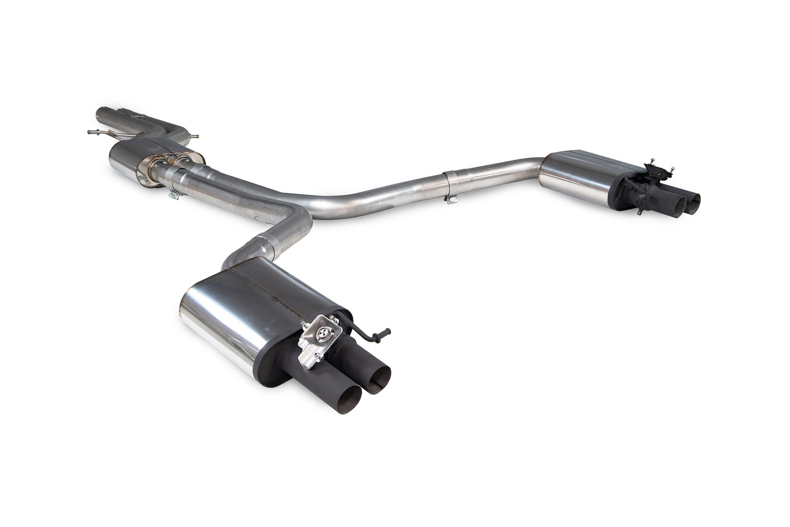 Scorpion Exhaust Res Half System Valv Audi RS6 C7 4.0 TFSI Biturbo Quattro 13-18