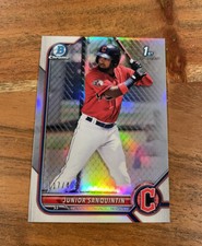 Junior Sanquintin 2022 1st Bowman Chrome Silver Refractor /499 NRMT+ Rookie