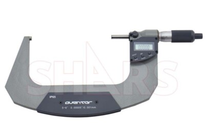 Shars 5-6'' IP65 Electronic Outside Micrometer 0.00005''/0.001mm Resolution New R]