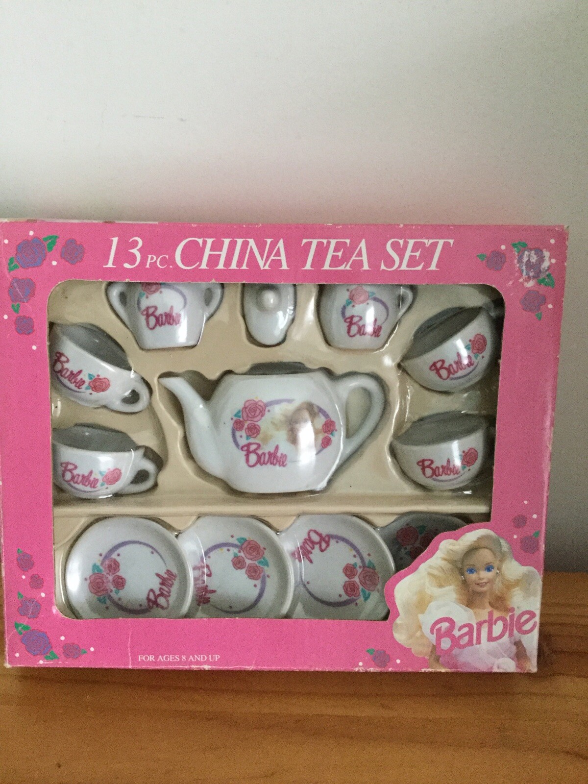 barbie china tea set 1992