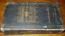 1910-1916 Early Auto Club Travel Touring Guide Ford Buick Cadillac Packard Dodge