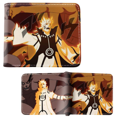 NARUTO！ Naruto Shippuden Akatsuki Cloud Allover Print Plus Size