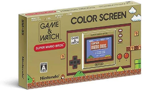 M Super Mario Bros Game & Watch Nintendo 35th Anniversary Japan Version F/S