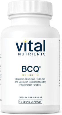 BCQ | Vegan Boswellia, Bromelain, Curcumin & Quercetin Supplement | Joint Suppor