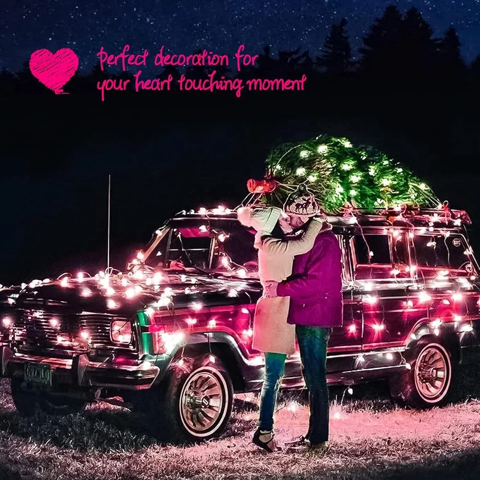 Diodesy 4PK C9 LED Pink Replacement Christmas Light Bulb, E17, 0.6W , 5W - Image 4 of 4