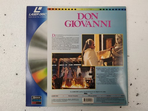 Mozart - DON GIOVANNI DOUBLE LASERDISC LASER DISC - Photo 3/3