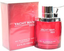 Yacht Man Red by Myrurgia 3.4/3.3 oz EDT Spray for Men - New in box