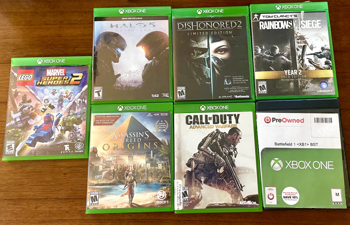 XBOX One video games (lot) - Pre owned in great condition!