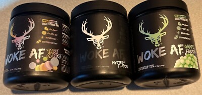 Bucked Up - WOKE AF High STIM Pre-Workout 30 Serving PICK FLAVOR - FREE  SHIPPING