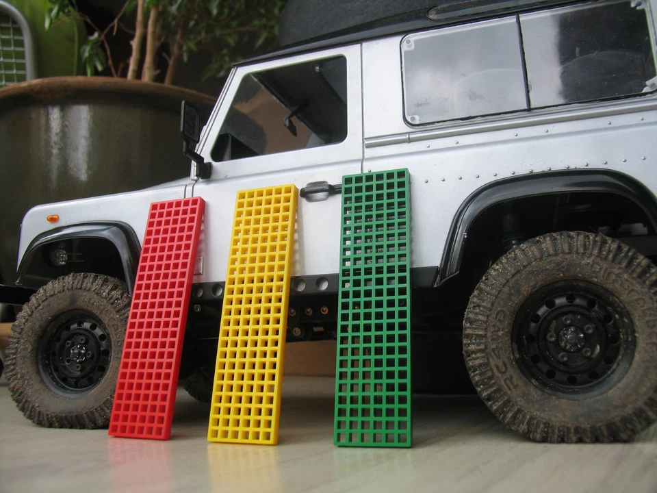 2pcs RC waffle boards 1/10th scale sand ladders axial rc4wd recovery TOY - Image 2 of 4