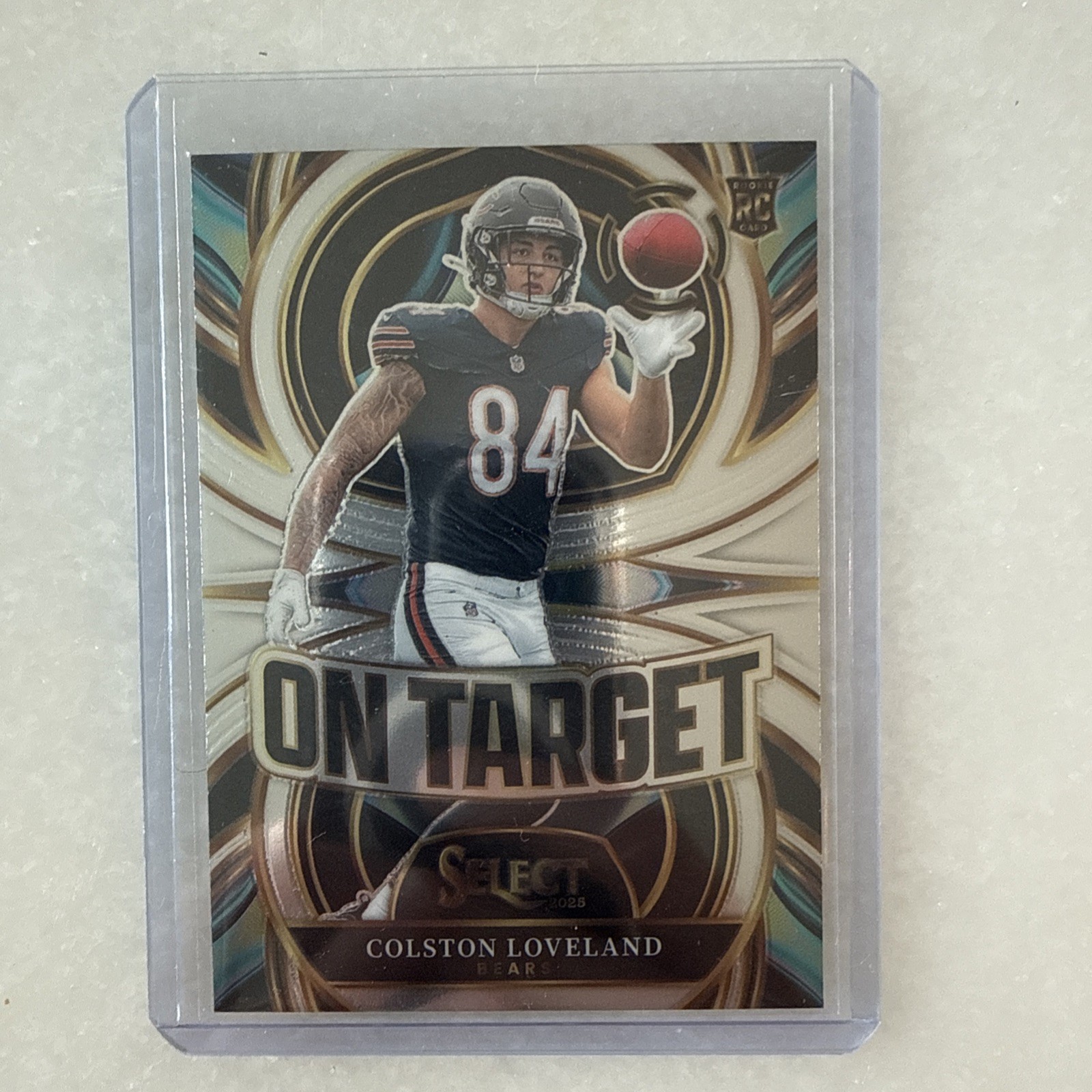 2025 Panini Select - On Target Colston Loveland #6 (RC)