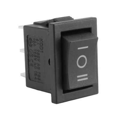 SPDT -ON 3 Position Snap In Boat Rocker  AC 250V/6A 125V/10A S4F46914