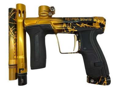 Planet Eclipse Cs2 Paintball Gun Orange/Black Splash