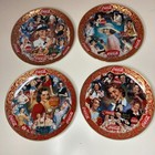 Franklin Mint Set of (4) Coca-Cola Limited Edition Fine Porcelain Plates