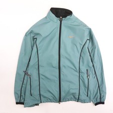 Vintage Nike Windbreaker Light Jacket Youth Size Large Teal
