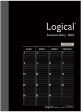  2026 Edition Planner Nakabayashi Logical Diary 2026 Monthly Notebook Type B /