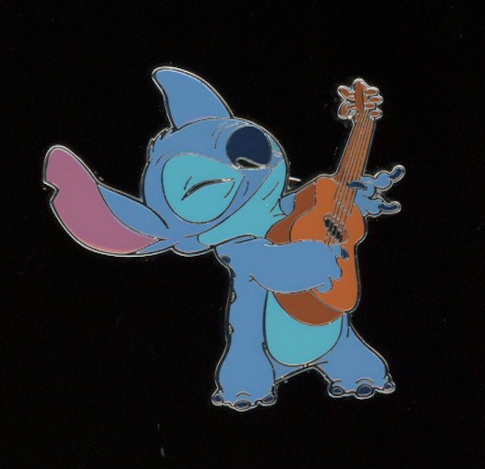 Loungefly Lilo & Stitch Mystery Stitch Playing Guitar Disney Pin