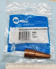 Miller Electric 209035 Nozzle, Copper, HD Tapered, Orifice, 3/8