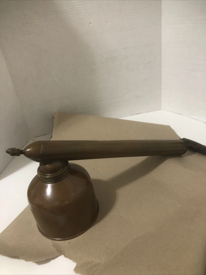 Pulverizador de insectos de plantas de latón cobre vintage Blizzard D.B Smith & Co Utica NY EE. UU. Foto 4 de 4