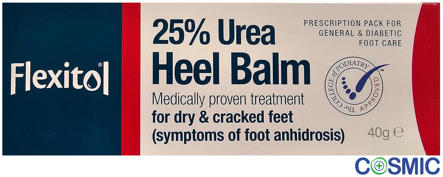 Flexitol Heel Balm 25% Urea Medically Proven Treatment For Dry Cracked Feet 40g