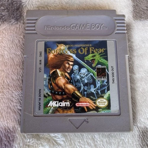 Fortress of Fear: Wizards & Warriors X (Nintendo GameBoy, 1990) Untested